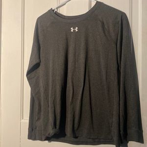 Under armor, Grey Athletic long sleeve, Mint condition, NO stains